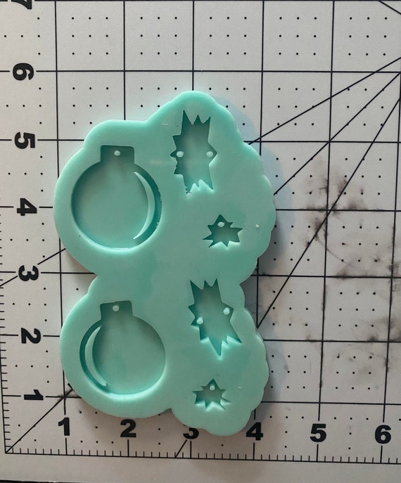 Bomb Earrings Silicone Mold, Epoxy Resin Molds for Earrings, Resin