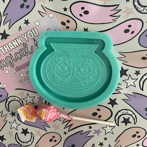 RESIN MOLD, Cartoon Fish Bowl Shaker Silicone Mold, Epoxy Resin Molds, Molds for Resin Shaker, Shaker Keychain Mold, 90s 2000s Cartoons Mold