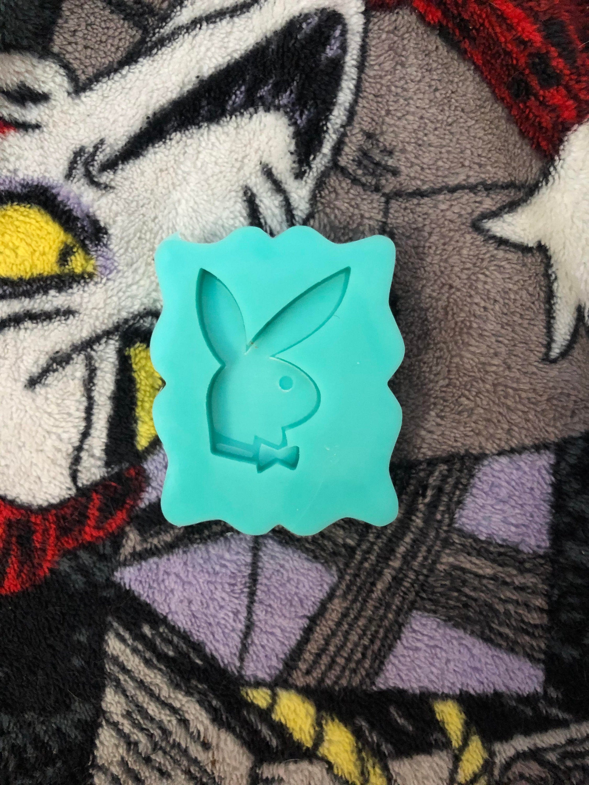 Holographic Glitter Playboy Bunny Resin Craft – Dryp Factory