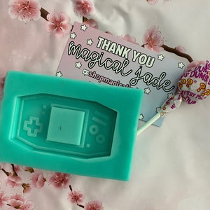 GBA Handheld Video Game Console Shaker Resin Mold: Epoxy Resin Keychain Molds