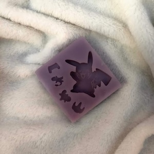 Pika Silicone Mold, Epoxy resin molds, Molds for resin keychains, Resin art supplies, Video game resin mold