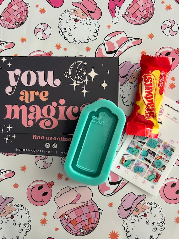 Lighter Shaker Silicone Mold, Epoxy Resin Molds, Resin Shaker Keychains,  420 Resin Molds, Resin Shaker Molds, Lighter Molds, Cute Resin Mold