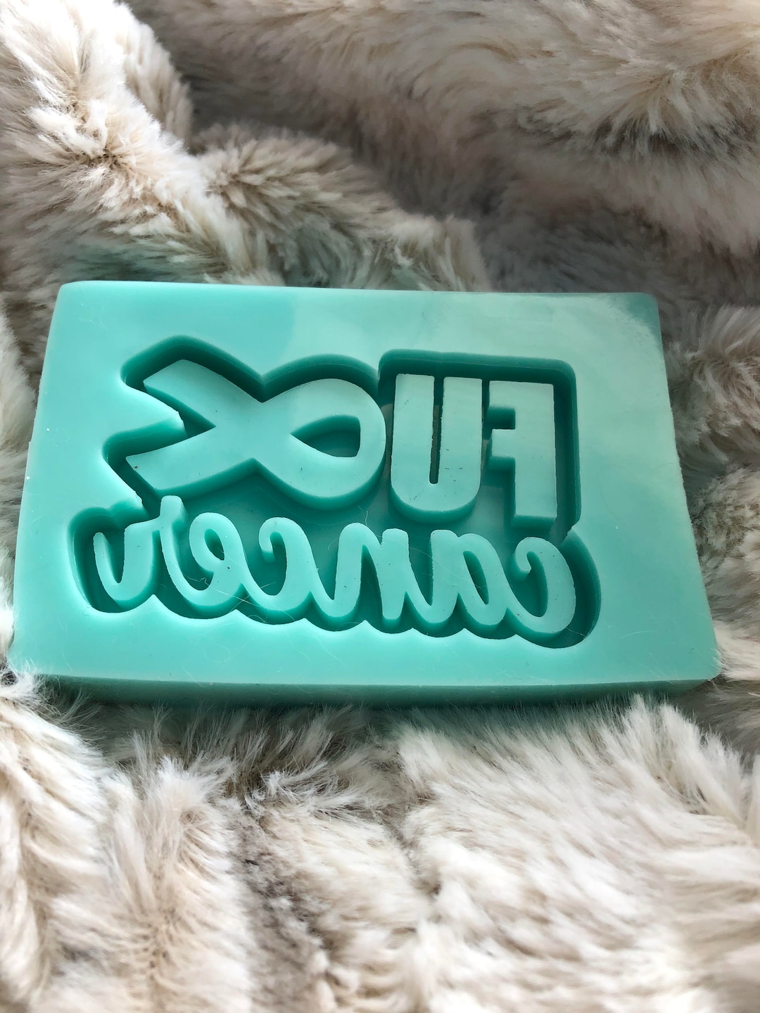 Fk Cancer Silicone Mold for Epoxy Resin Keychains Resin Etsy