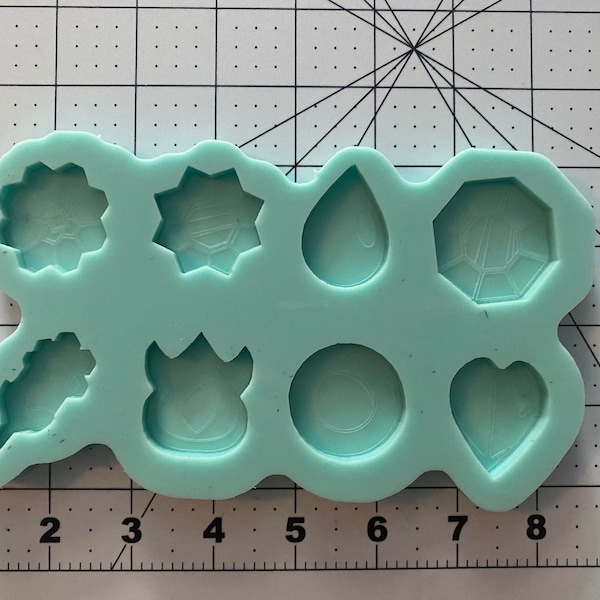 Molde de silicona para insignia de gimnasio de primera generación: Elaboración con resina epoxi