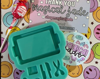 Mayo Stand Tray Silicone Mold: Epoxy Resin Crafting, Nurse Surgery Dental Molds, Shaker Mold