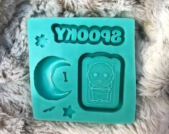 Hannibal Shaker Mold: Spooky Kawaii Resin Crafting