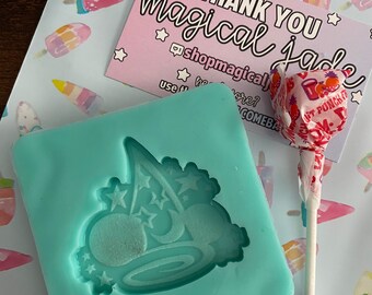 Wizard Hat Mouse Silicone Mold: Epoxy Resin Keychain Craft