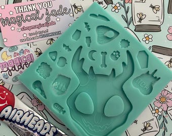 Wendigo Silicone Mold: Resin Keychain Molds for Epoxy Resin