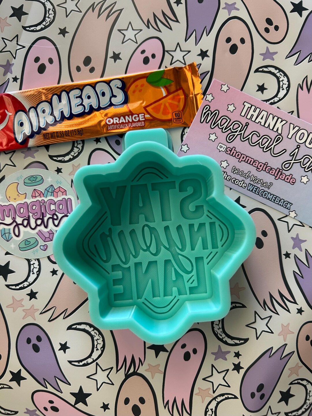 Stay Lane Sign Freshie Mold, Silicone Molds for Freshies, Car Air ...