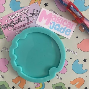 Manicure Nail Art Prop Resin Mold, Silicone Mold for Epoxy Resin, Resin Craft Supplies, Nail Artist Disc Mold, Cute Resin Molds, Floral Mold