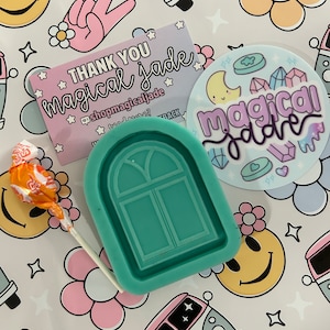 Window Shaker Silicone Mold: Epoxy Resin Keychain Molds