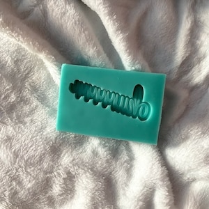 Okurr Quote Keychain Silicone Mold  For Epoxy Resin Keychains  Resin Molds Supplies Kawaii Resin Crafting Casting Gifts
