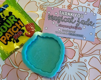 Fantasy Dragon Heart Cameo Silicone Mold, Romantasy Book Resin Crafting (Epoxy Only)