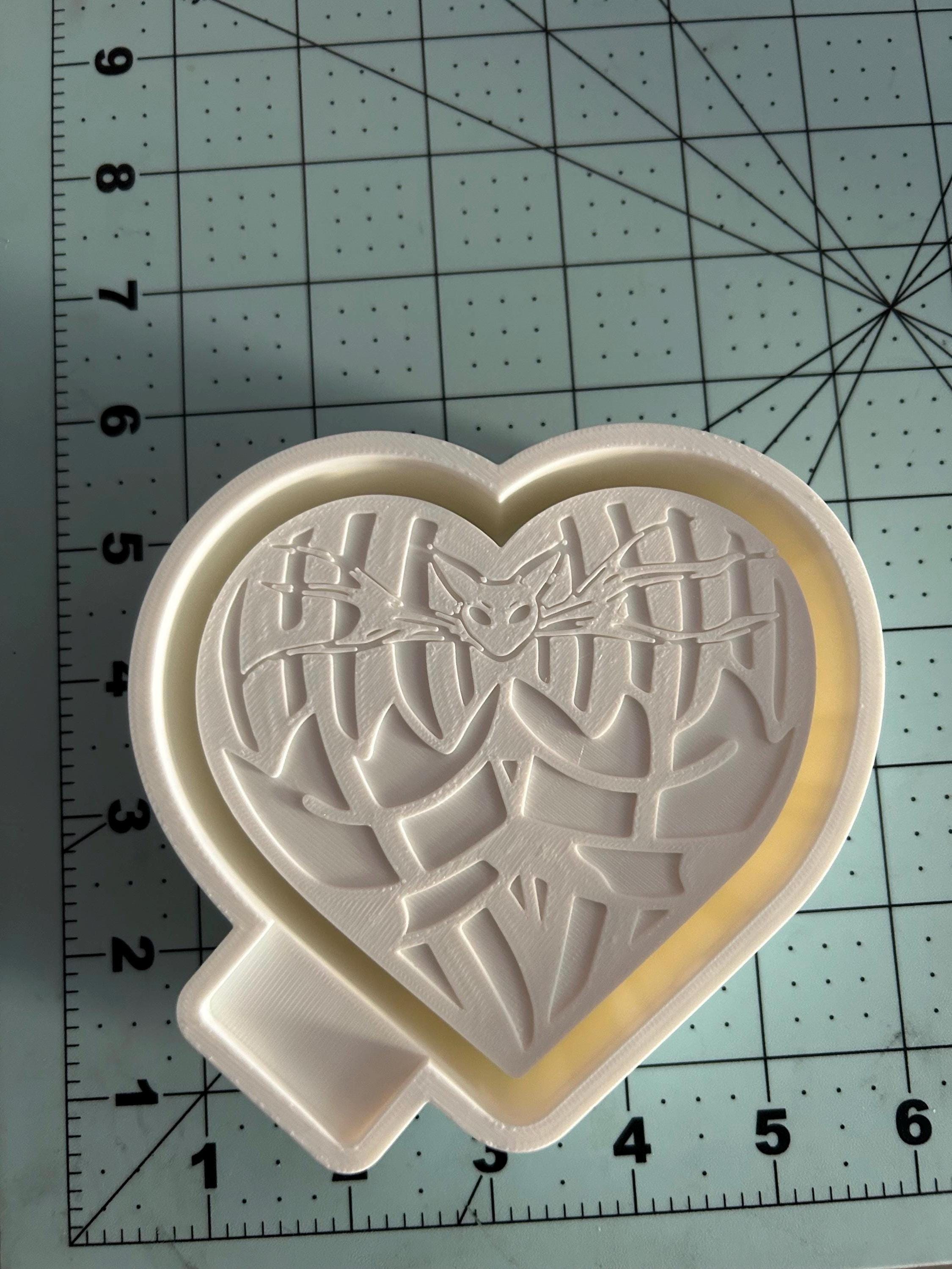 Nightmare Booty Heart Silicone Freshie Mold: Car/air Freshener, Aroma ...