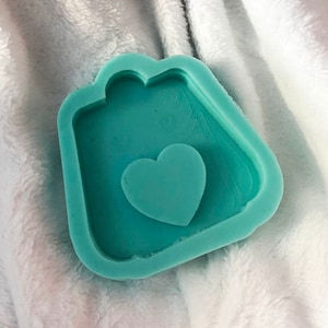 Ita Bag Shaker Silikonform, Epoxidharzformen, Harz Shaker Formen, Harz Schlüsselbund Formen, Herz Harz Formen, Süße Harz Formen, Einzigartige Formen
