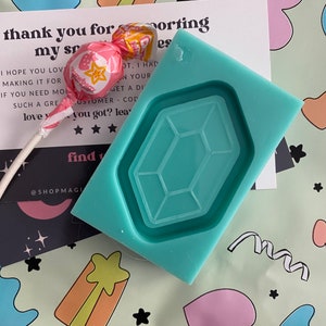 Video Game Gem Shaker Silicone Mold: Epoxy Resin Crafting Molds Supplies
