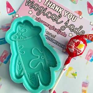 Cartoon Bubble Friend Silikonowa Forma Do Breloczków Z Żywicy Epoksydowej Zawieszki Formy Żywiczne Materiały Kawaii Rzemiosło Żywicy Odlewanie Prezentów