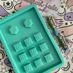 D&D Spell Tracker Arkform: Epoxiharts Silikonform