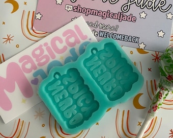 Neurospicy Earring Silicone Mold: Epoxy Resin Jewelry Molds