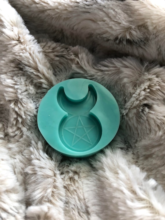 Horned God Silicone Mold, Wicca Resin Casting, Keychain