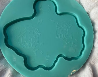 Anime Eyes Tray Silicone Mold: Kawaii Resin Trinket Dish