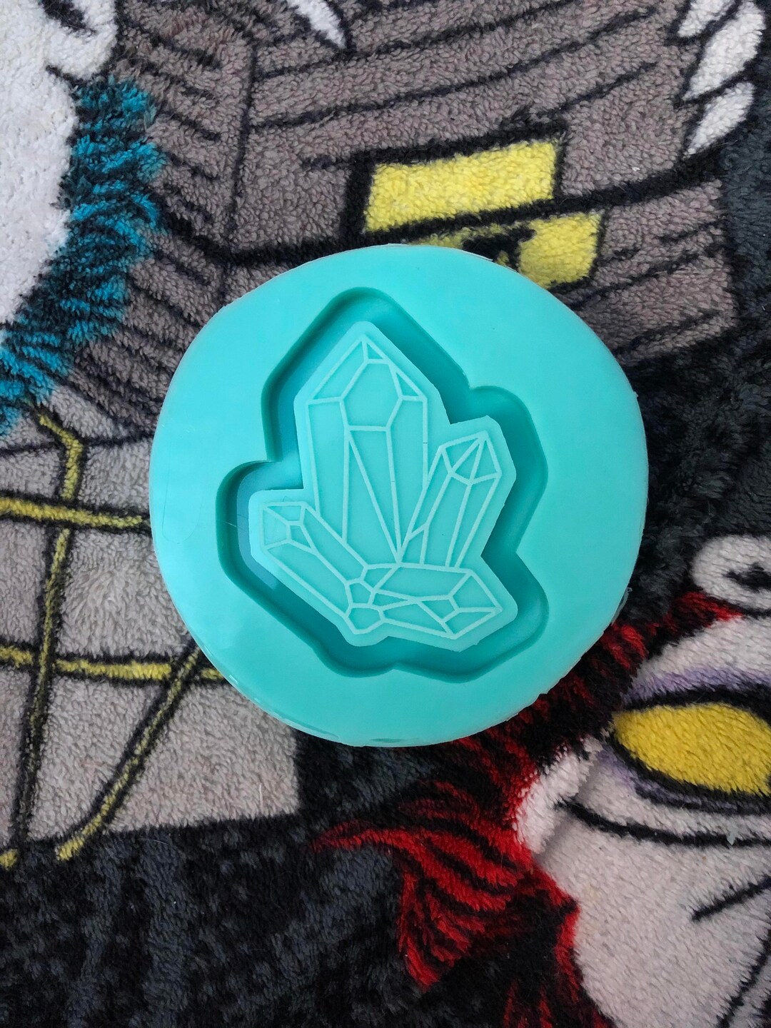 Jumbo Crystal Cluster Silicone Shaker Mold for Epoxy Resin Shakers