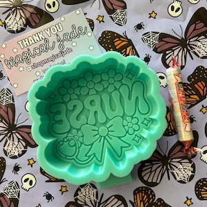 Nurse Floral Freshie Mold, Flower Freshie Molds, Aroma Beads Freshie Molds, Car Freshie Molds, Molds for Air Freshener, Trendy Mold Freshies