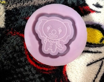 Clown Shaker Silicone Mold, Creepy Horror Keychain Epoxy Resin Molds