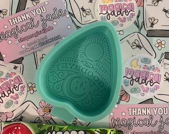 Ouija Board Silicone Mold: Witch Halloween Car Freshie, Freshie Molds Creepy Witchy