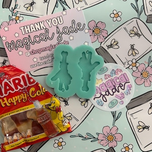 Zombie Hands Earring Mold: Creepy Halloween Jewelry Resin Molds