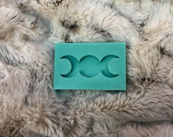 Triple Moon Goddess Silicone Mold  For Epoxy Resin Keychains  Resin Molds Supplies Kawaii Resin Crafting Casting Gifts