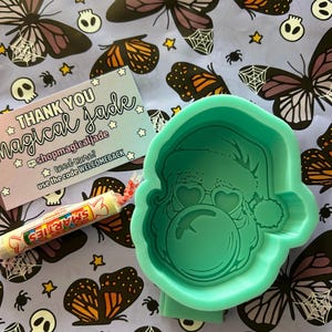 Bubblegum Santa Freshie Mould: Weihnachtsaroma Perle Silikonform Trendy Urlaub Bastelbedarf