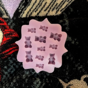 Gummy BearResin Mold, Silicone Molds for Epoxy Resin, Kawaii Resin Molds, Earring Resin Molds, Resin Crafting Casting Art Supplies, Decoden