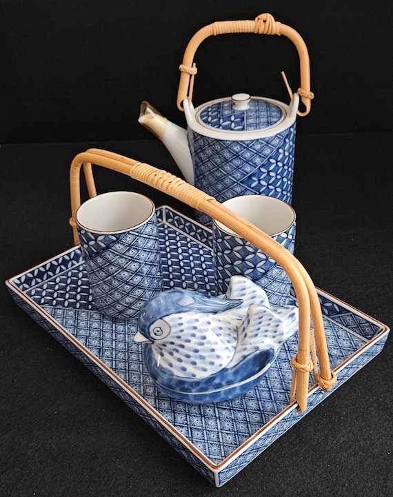 CLOISENNE. 5-pc. Set of Vintage Sophisticated Fitz and Floyd CLOISENNE. 5-pc. Set of Vintage Sophisticated Fitz and Floyd