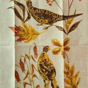 Collectors Delight!  ABSOLUTELY RARE New Vintage Signed Vera Neumann Hand Printed Linen Kitchen Tea Towels Table Scarves (3) CZECHOSLOVAKIA.