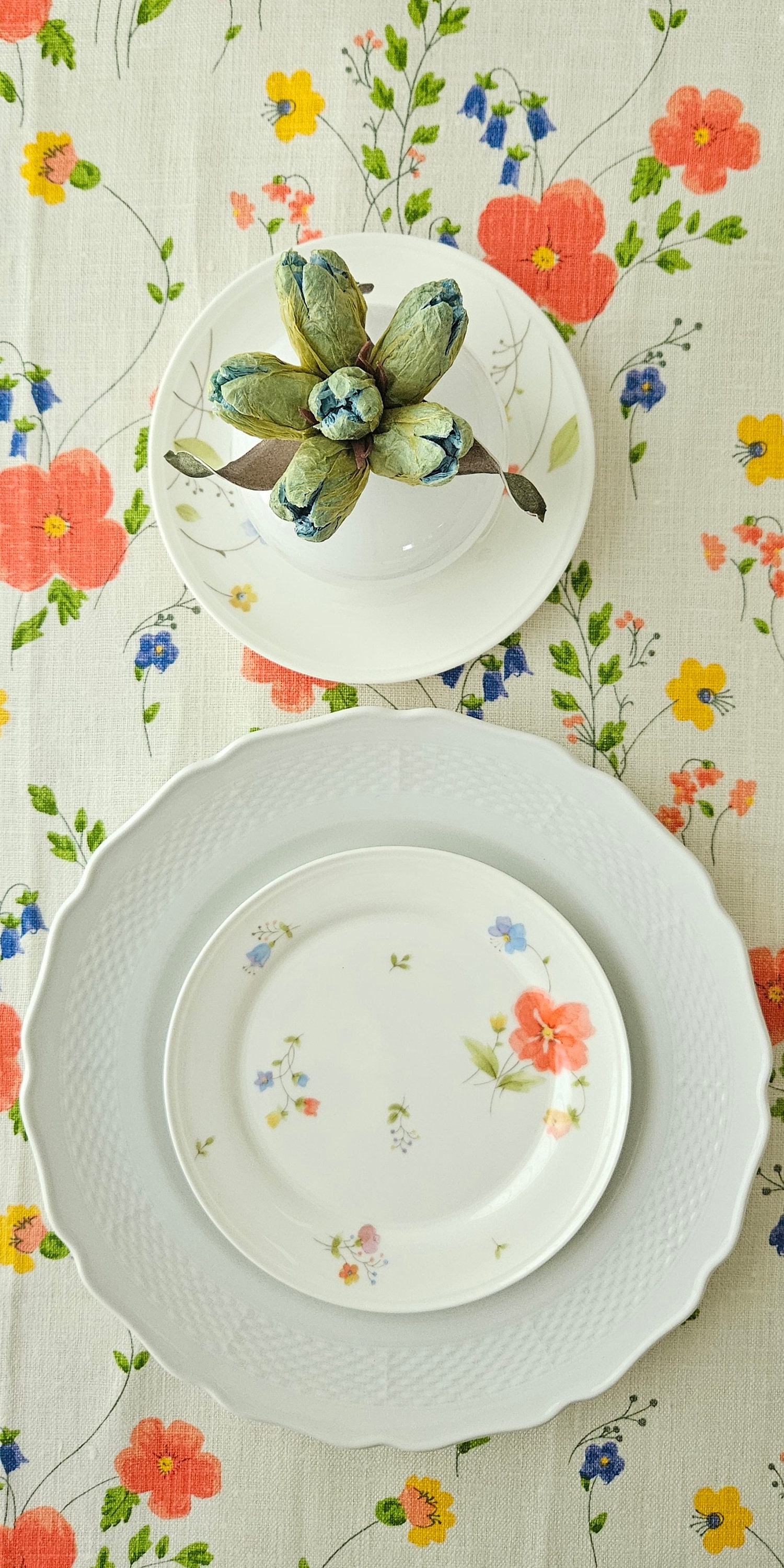 ボーンチャイナ「Just Flowers」ナルミ JUST FLOWERS, Vera Neumann for MIKASA Narumi Bone China