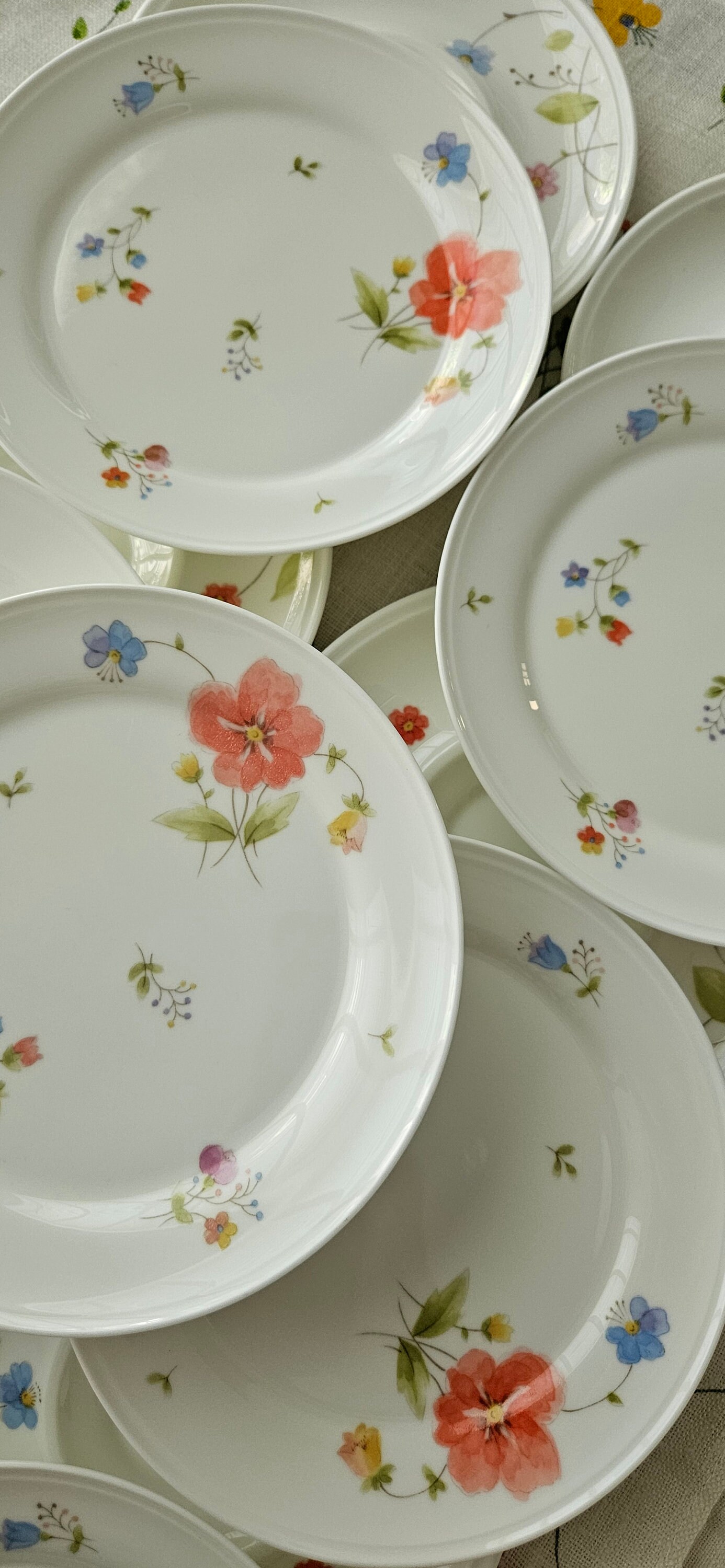 ボーンチャイナ「Just Flowers」ナルミ JUST FLOWERS, Vera Neumann for MIKASA Narumi Bone China