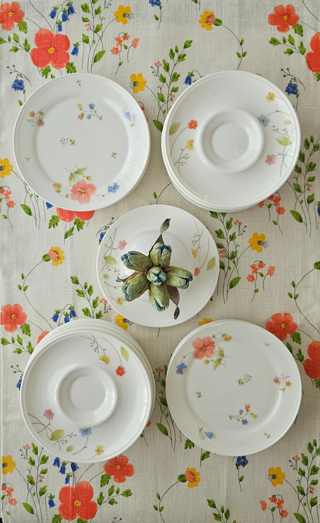 ボーンチャイナ「Just Flowers」ナルミ JUST FLOWERS, Vera Neumann for MIKASA Narumi Bone China