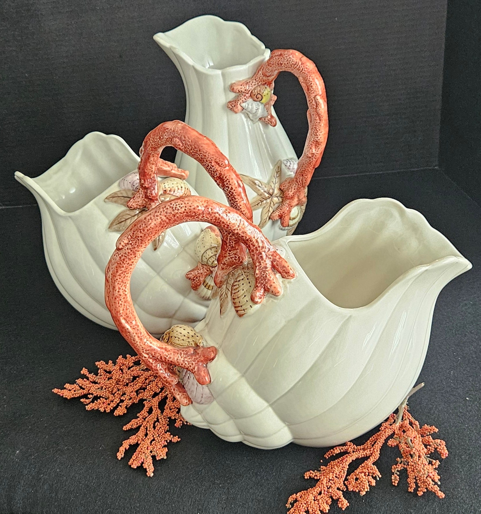 Fitz & Floyd Pitcher - Etsy