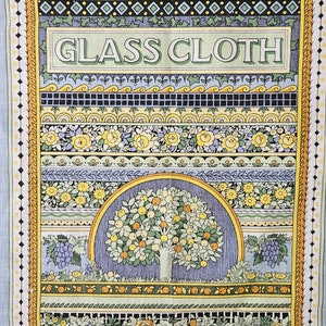 Never Too Soon for Spring, Vintage NEW Pat Albeck for National Trust Linen Kitchen Tea Towel: ORANGE TREE