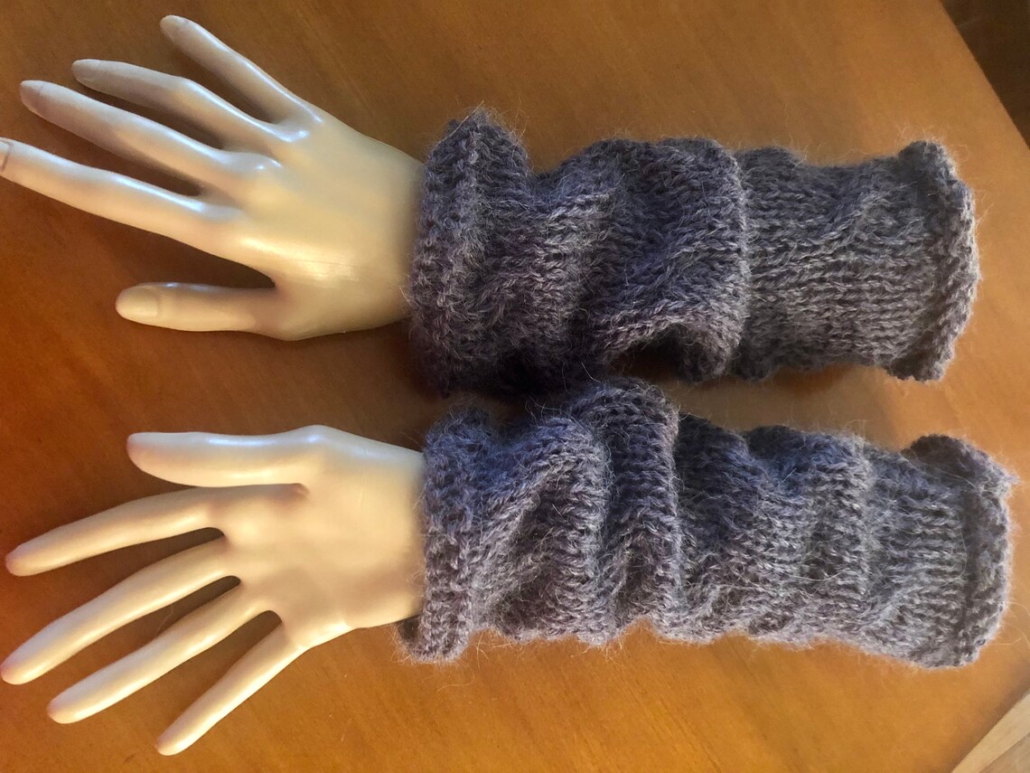 Delightfully Fuzzy Arm Warmers Etsy