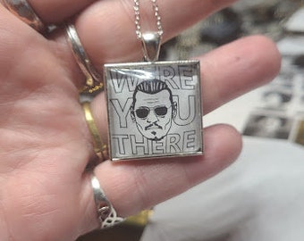 Johnny Depp, Johnny, Johnny vs, were you there, trial, Depp, Gothic, gift, Heard, Johnny Depp Necklace, handmade jewelry