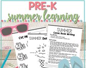 Pre-K Summer Review/Kindergarten Prep Summer Learning Packet