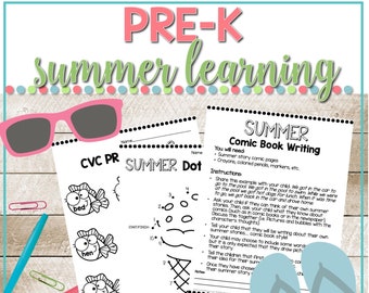 Pre-K Summer Review/Kindergarten Prep Summer Learning Packet