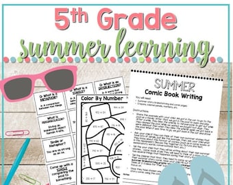 5th Grade Summer Review Packet for Summer Learning