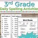 36 Weeks of Spelling for 3rd Grade - Etsy