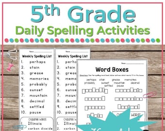 Math Sheets Grade 5 - Etsy
