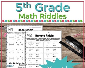 Grade 5 Math - Etsy UK