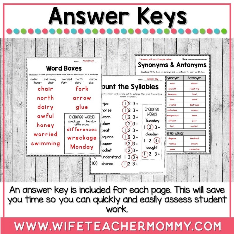 36 Weeks of Spelling for 4th Grade - Etsy