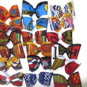 Hairbows-African Print Accents